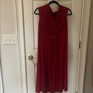 Lane Bryant Red Midi Dress